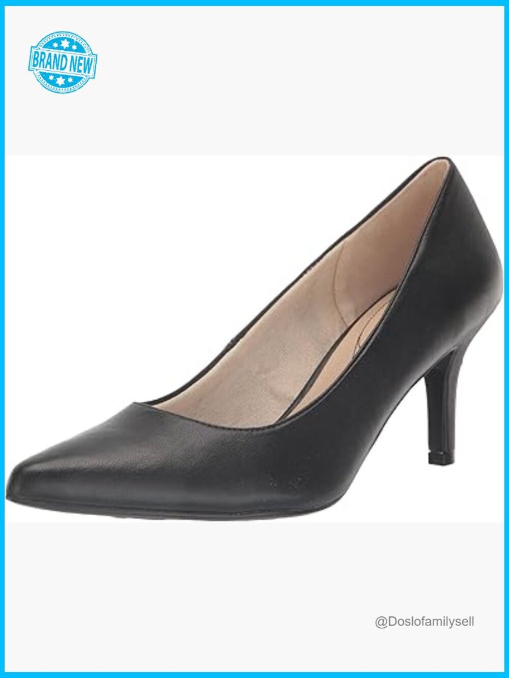 Classic Pointed Toe Stiletto Pump Dress Shoes Comfortable Work Casual